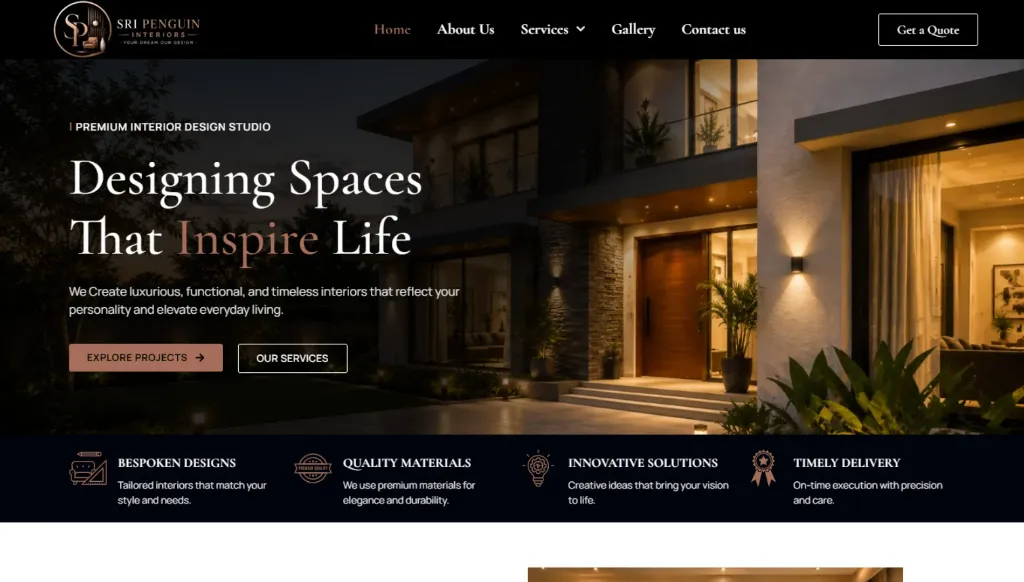 Sri Penguin Interiors Architecture Showcase