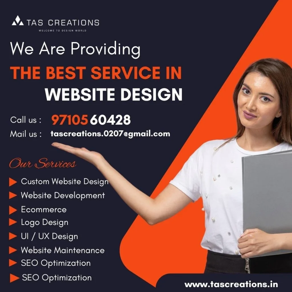 We Are Providing The Best Service In Website Design Poster