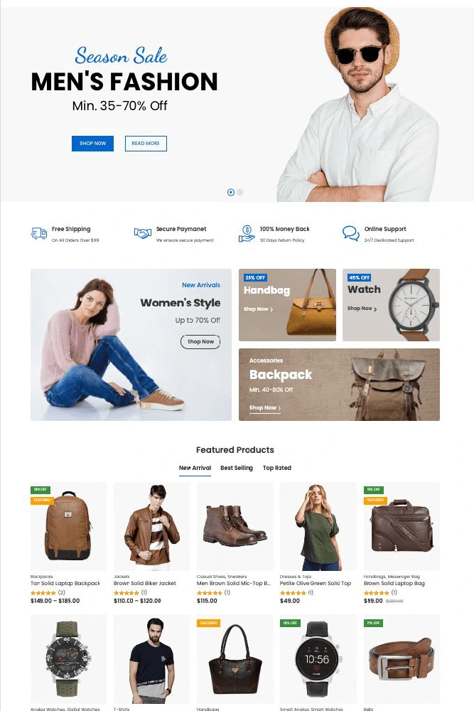 Homepage 12 Ecommerce website development company in Chennai