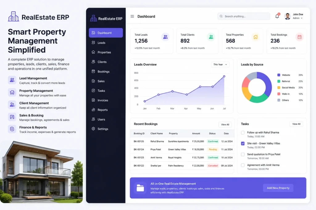 Our Projects 1 Real Estate ERP