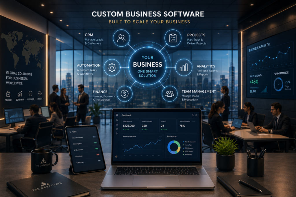 How Custom Business Software Helps Companies Scale Faster in 2026