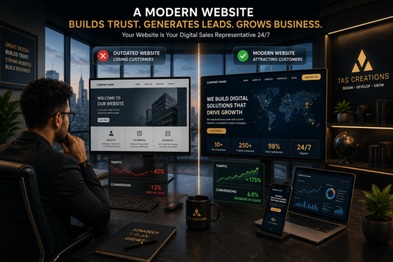 Why Businesses Lose Customers Without a Modern Website in 2026 1 Why Businesses Lose Customers Without a Modern Website in 2026